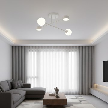 Lustră aplicată HOLON 2xG9/8W/230V + 2xGX53/12W gri