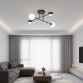 Lustră aplicată HOLON, 2xG9/8W/230V + 2xGX53/12W, neagră