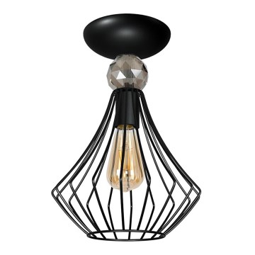 Lustră aplicată JEWEL 1xE27/60W/230V neagră