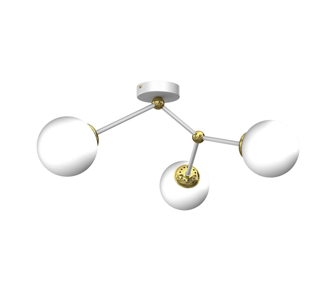 Lustră aplicată JOY 3xE14/40W/230V albă/aurie