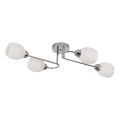 Lustră aplicată KING, 4 x E27, 15W, 230V, crom lucios