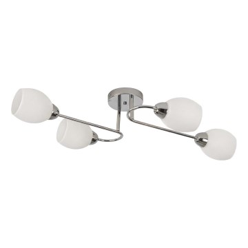 Lustră aplicată KING, 4 x E27, 15W, 230V, crom lucios