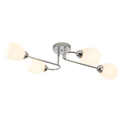 Lustră aplicată KING, 4 x E27, 15W, 230V, crom lucios