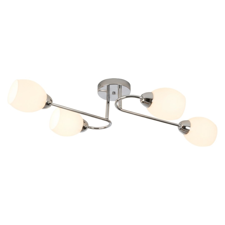 Lustră aplicată KING, 4 x E27, 15W, 230V, crom lucios