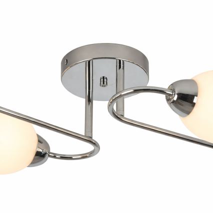 Lustră aplicată KING, 4 x E27, 15W, 230V, crom lucios