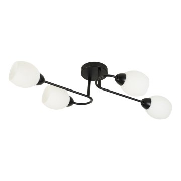 Lustră aplicată KING 4xE27/15W/230V neagră