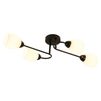 Lustră aplicată KING 4xE27/15W/230V neagră