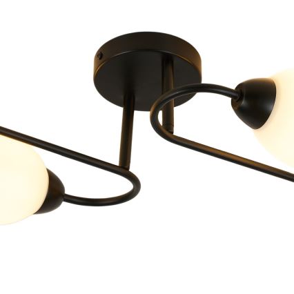 Lustră aplicată KING 4xE27/15W/230V neagră