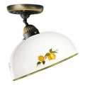 Lustră aplicată Kolarz 731.10.129 NONNA 1xE27/75W/230V d. 30 cm lămâi