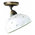 Lustră aplicată Kolarz 731.10.27 NONNA 1xE27/75W/230V d. 30 cm verde