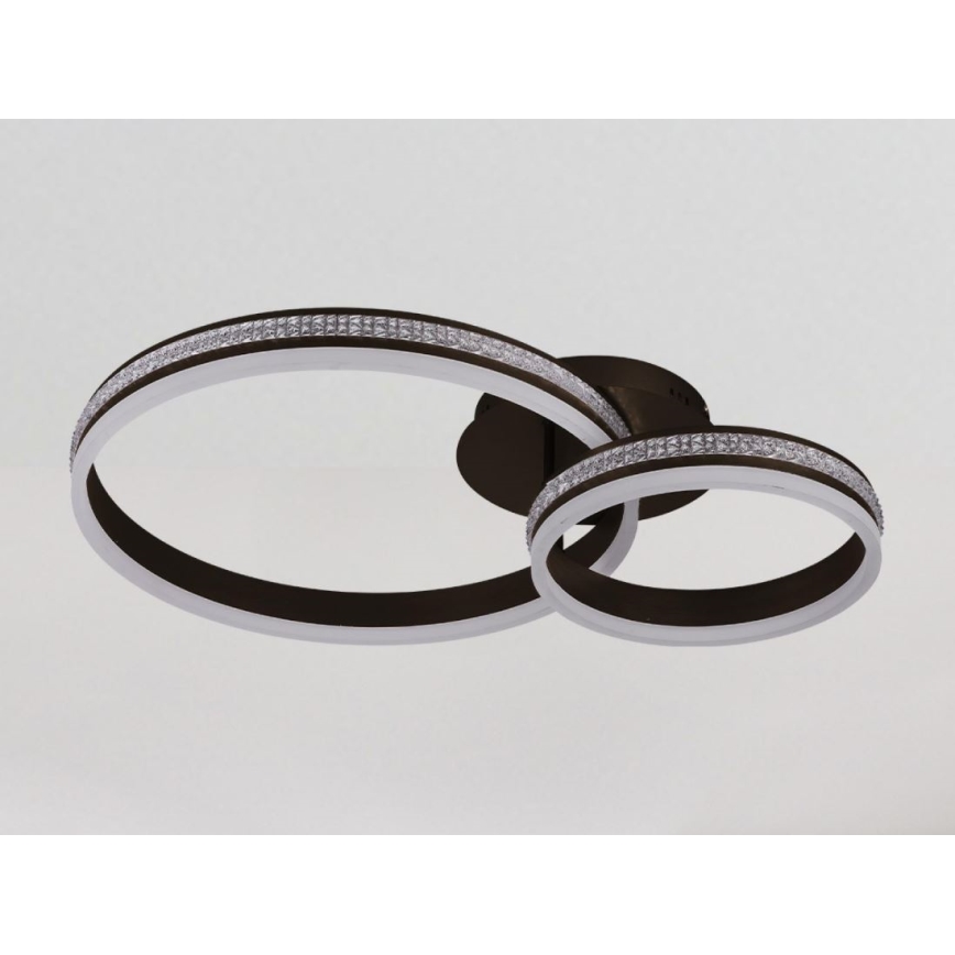 Lustră aplicată LED dimmabilă, 110W/230V, 3000–6500K + telecomandă