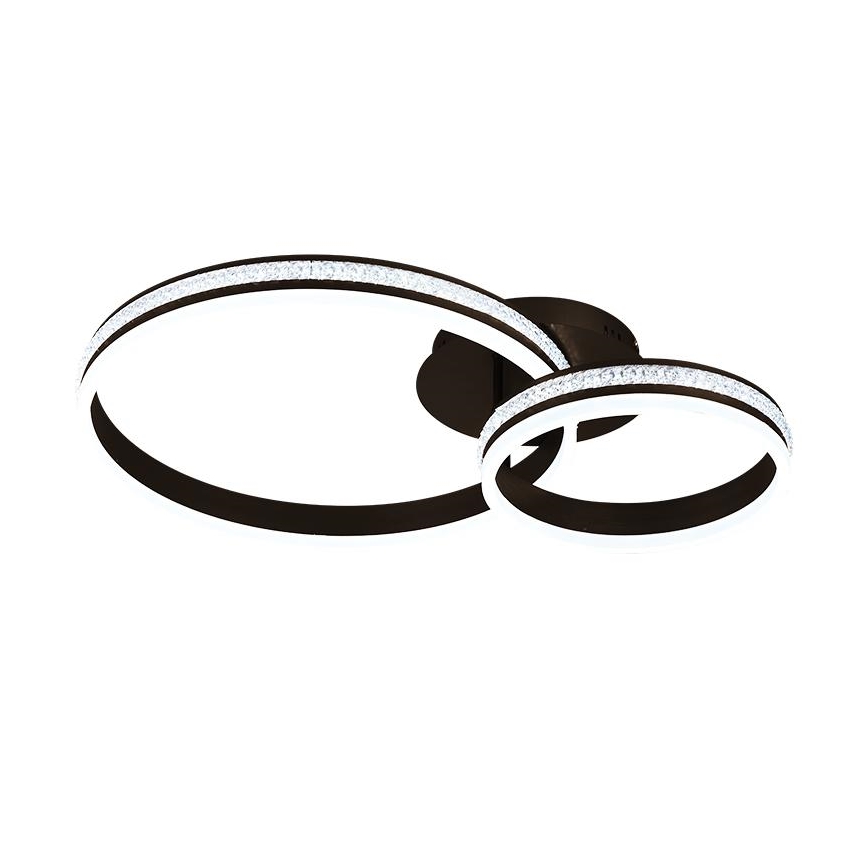 Lustră aplicată LED dimmabilă, 110W/230V, 3000–6500K + telecomandă