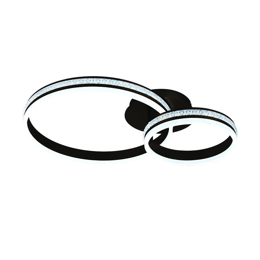 Lustră aplicată LED dimmabilă, 110W/230V, 3000–6500K + telecomandă