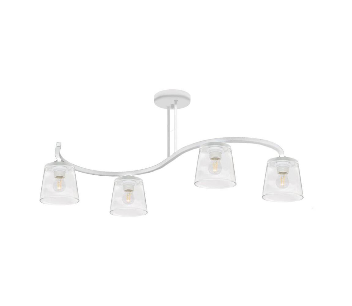 Lustră aplicată LUCEA 4xE27/60W/230V alb