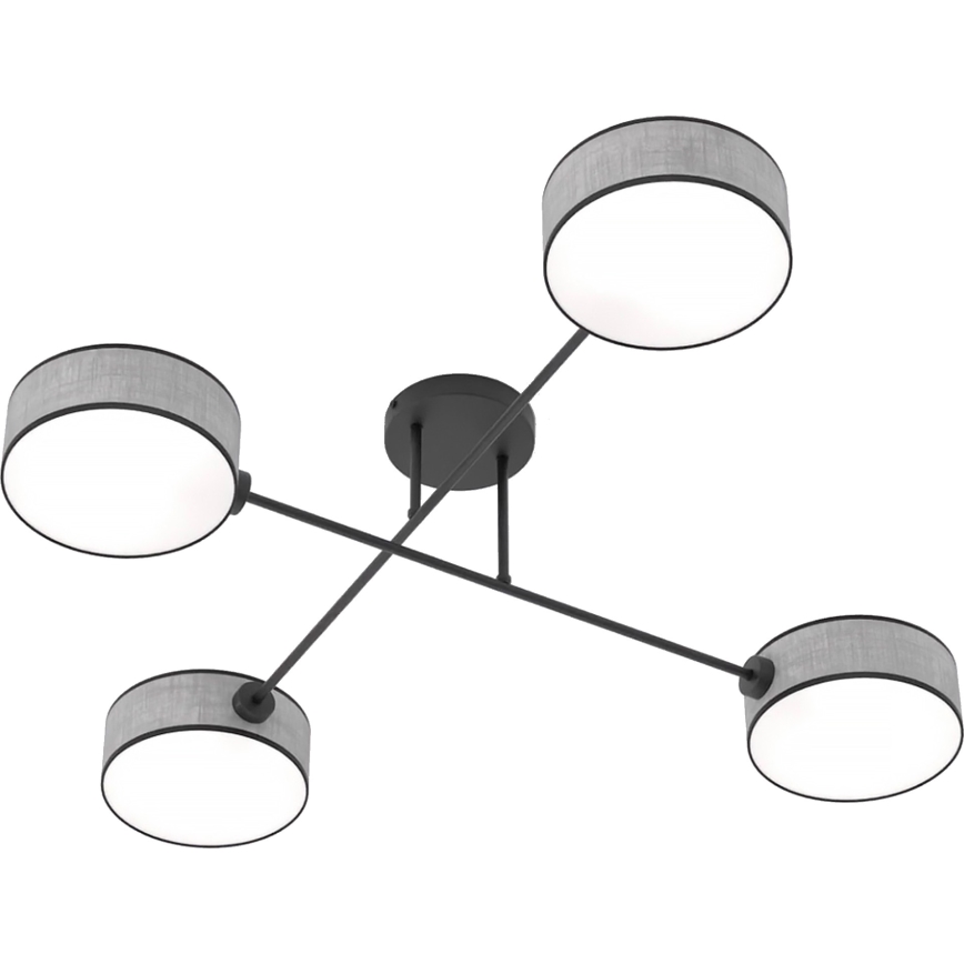 Lustră aplicată MAGA, 4 x E14, 10W, 230V, gri