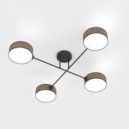 Lustră aplicată MAGA 4 x E14/10W/230V, maro