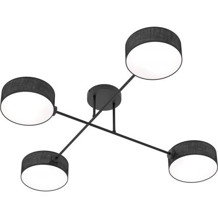 Lustră aplicată MAGA 4xE14/10W/230V neagră