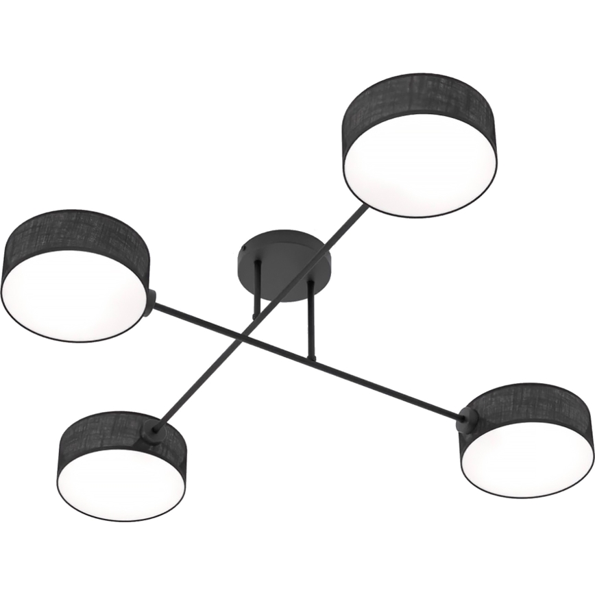 Lustră aplicată MAGA 4xE14/10W/230V neagră