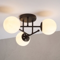Lustră aplicată MALENA 3xE14/5W/230V maro/alb