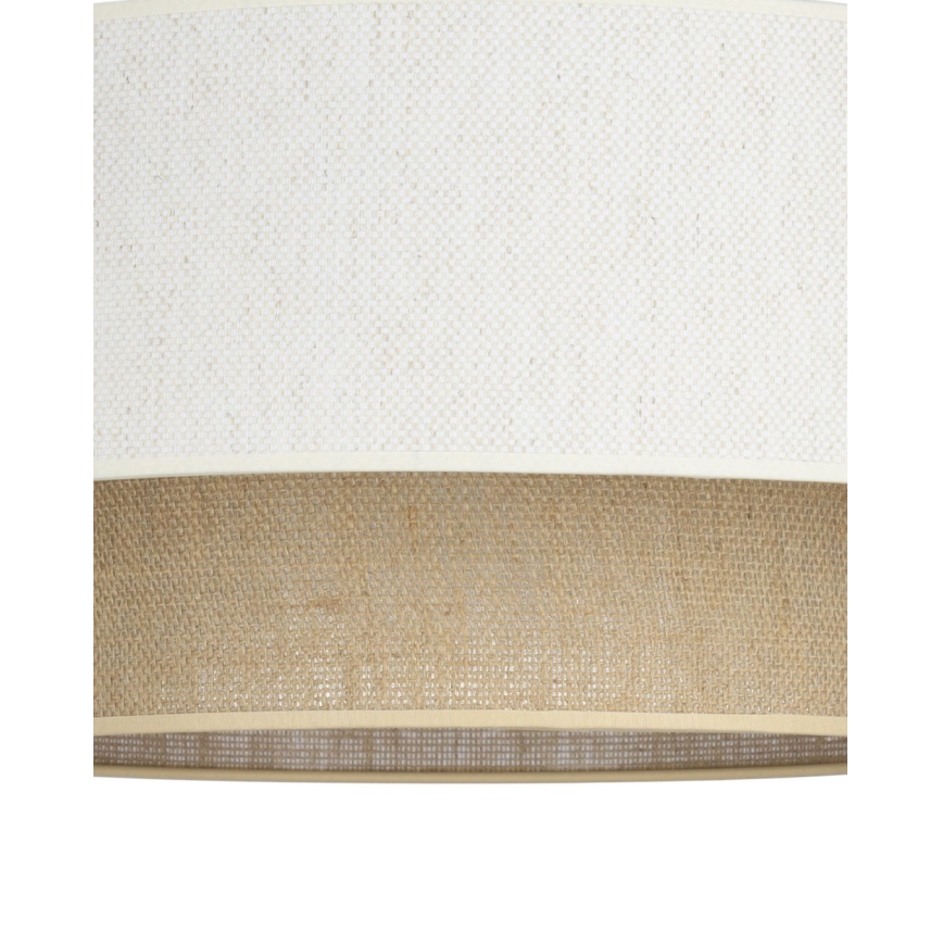 Lustră aplicată NATIA 1xE27/60W/230V Ø45 cm alb/maro