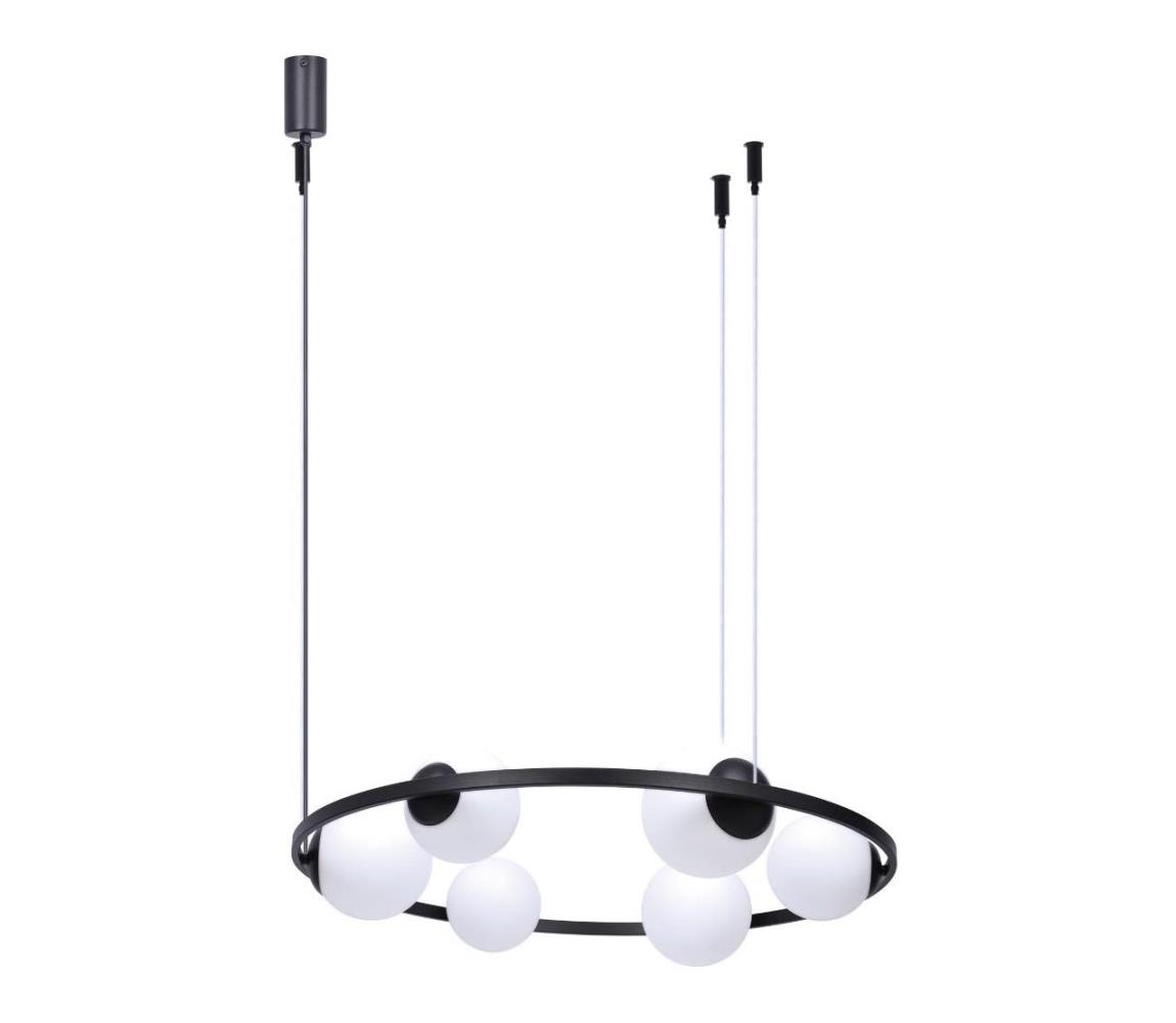 Lustră aplicată ORBIT 3xE27/40W/230V + 3xE14/40W negru Zuma Line 5007