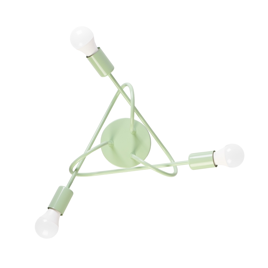 Lustră aplicată OXFORD 3xE27/15W/230V verde