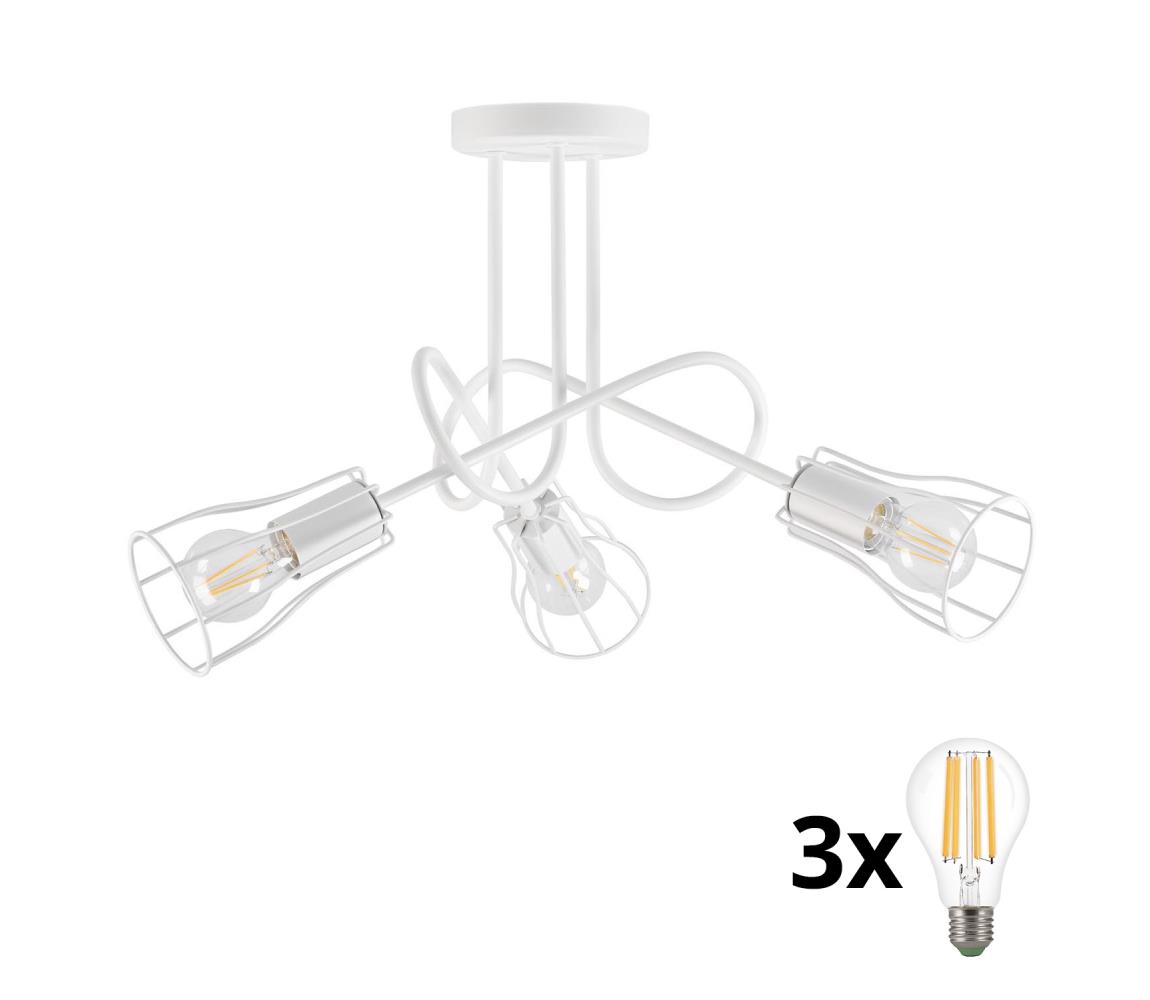 Lustră aplicată OXFORD 3xE27/60W/230V albă