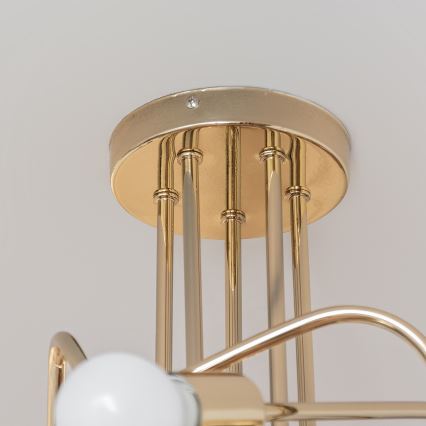 Lustră aplicată OXFORD 5xE27/15W/230V aurie