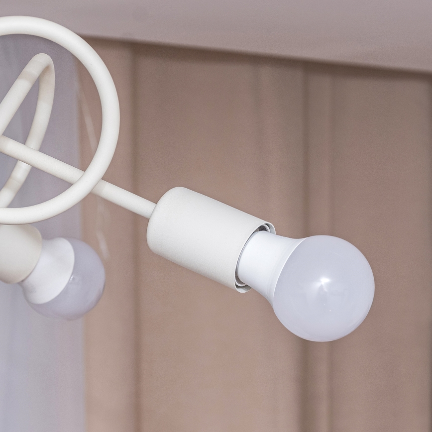 Lustră aplicată OXFORD 5xE27/15W/230V crem