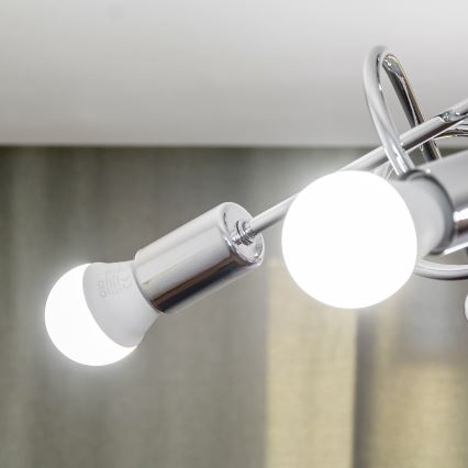 Lustră aplicată OXFORD 5xE27/15W/230V crom lucios