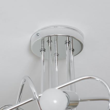 Lustră aplicată OXFORD 5xE27/15W/230V crom lucios