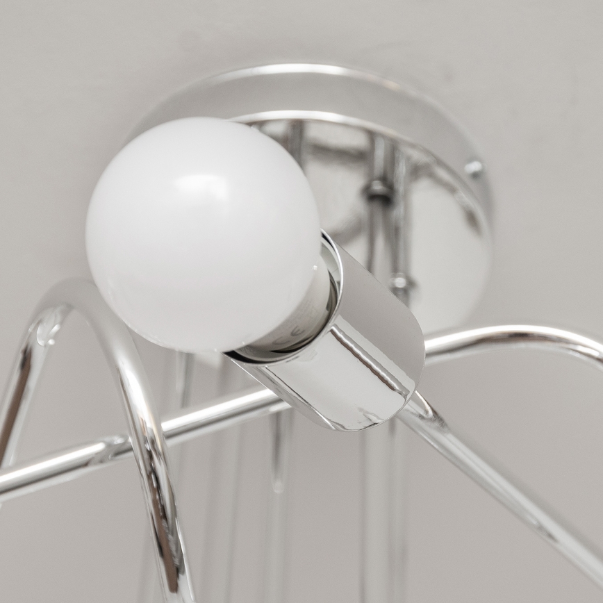 Lustră aplicată OXFORD 5xE27/15W/230V crom lucios