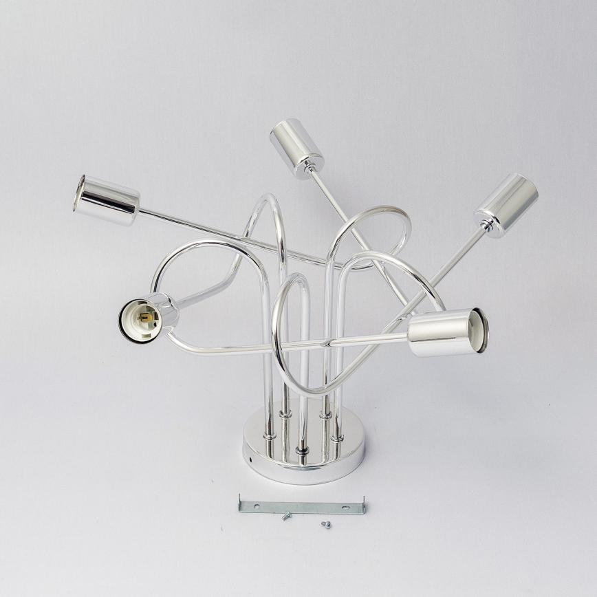 Lustră aplicată OXFORD 5xE27/15W/230V crom lucios