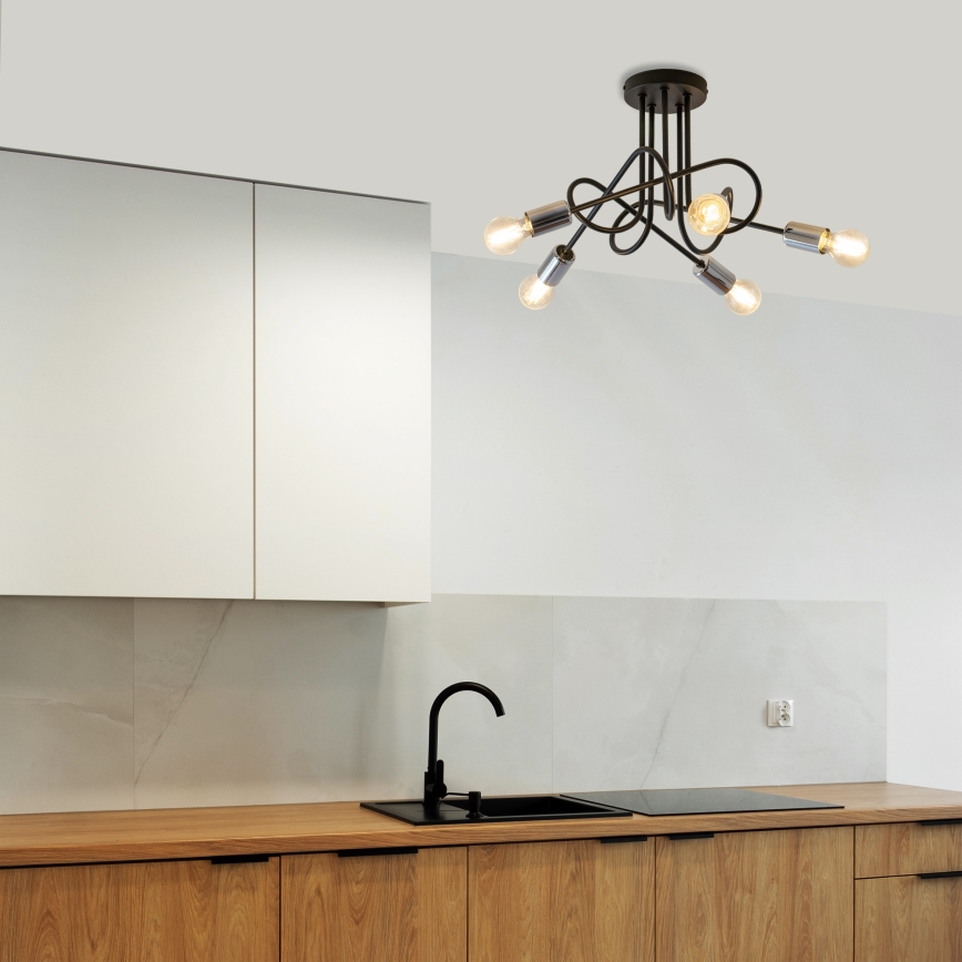 Lustră aplicată OXFORD 5xE27/15W/230V