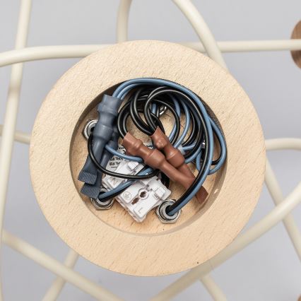 Lustră aplicată OXFORD 5xE27/15W/230V pin/crem