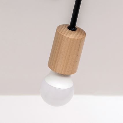 Lustră aplicată OXFORD 5xE27/15W/230V pin/negru