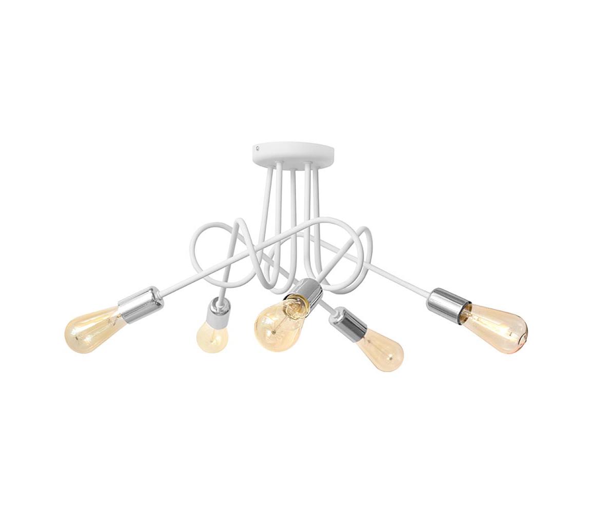 Lustră aplicată OXFORD 5xE27/60W/230V alb