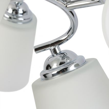 Lustră aplicată PAFOS 5xE27/15W/230V, crom lucios