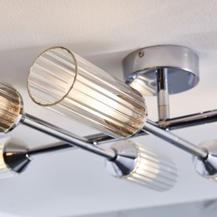 Lustră aplicată pentru baie Endon 95045 NATORI 6xG9/3W/230V IP44 crom lucios