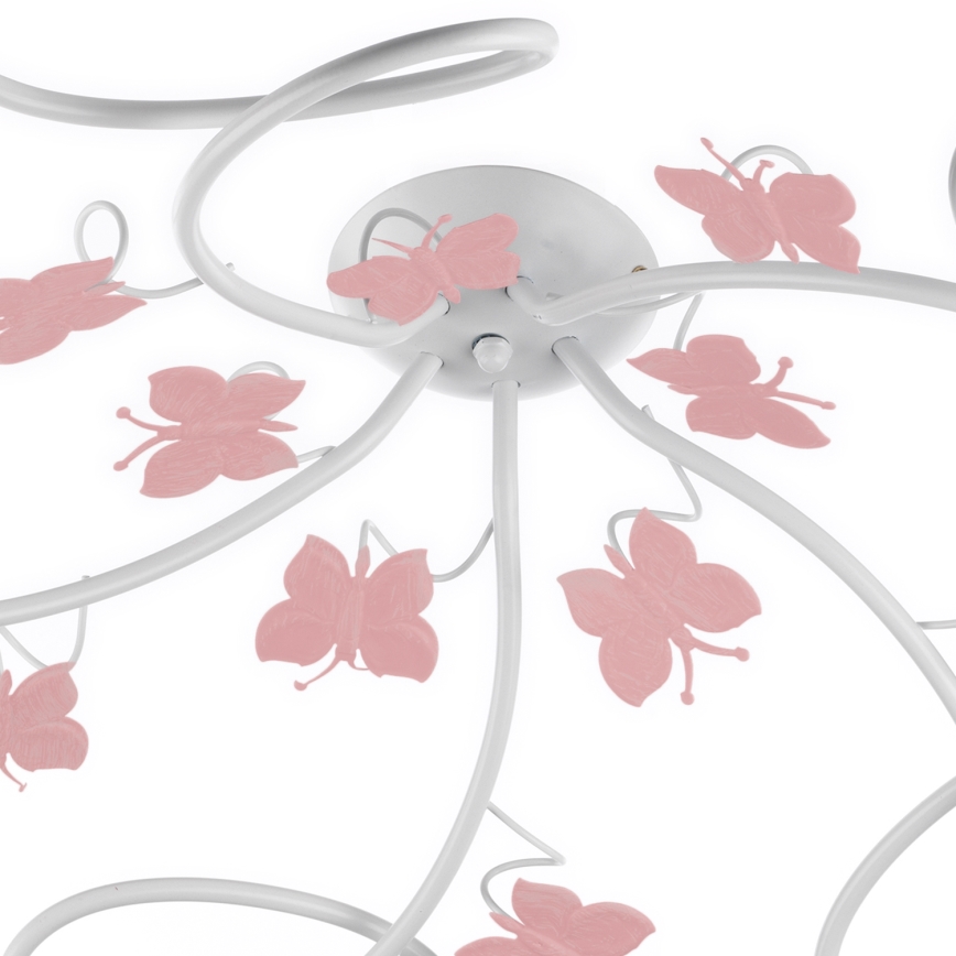 Lustră aplicată pentru copii BUTTERFLY 5xE14/6W/230V ONLI