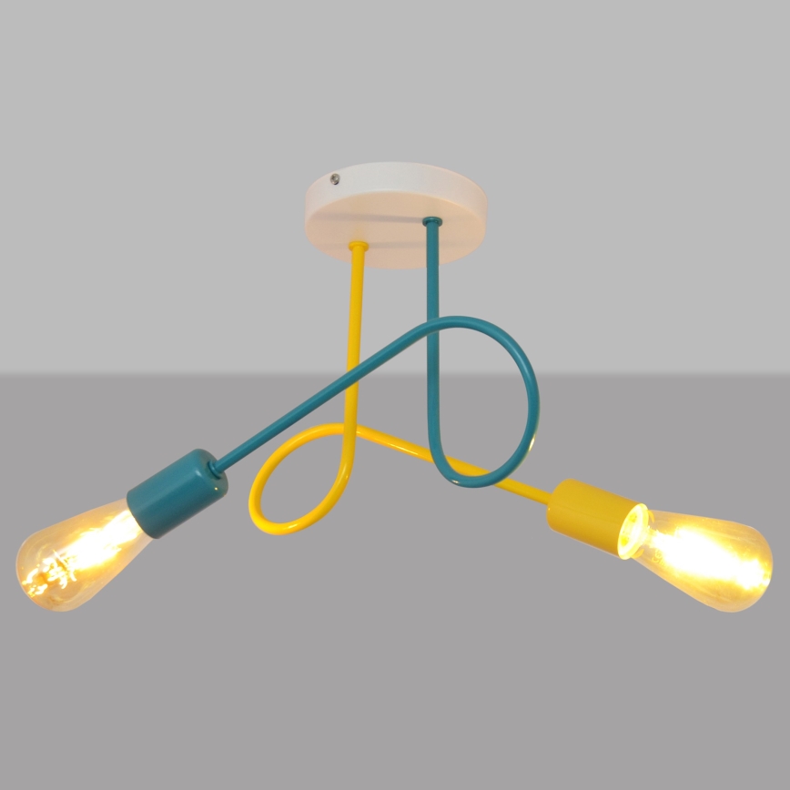 Lustră aplicată pentru copii OXFORD 2xE27/15W/230V