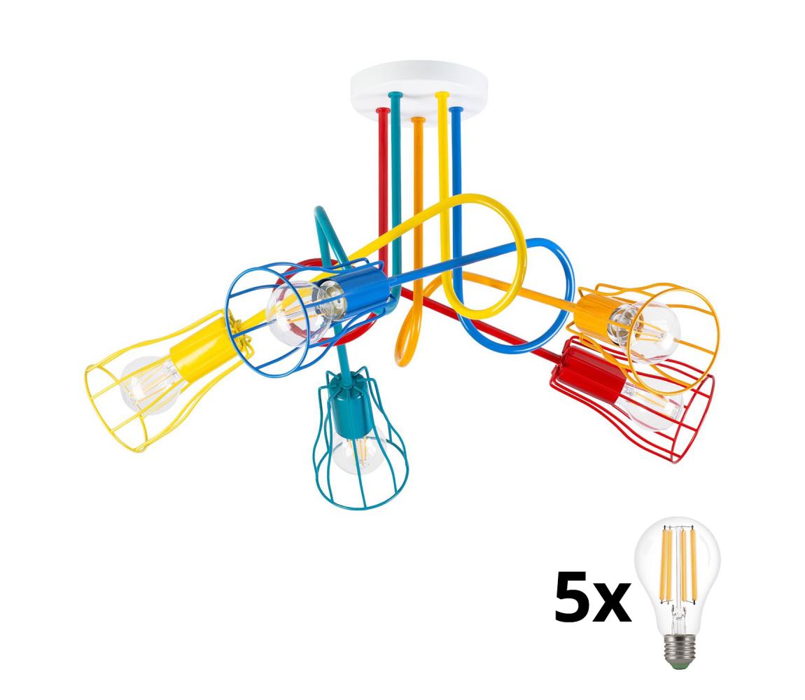 Lustră aplicată pentru copii OXFORD 5xE27/60W/230V