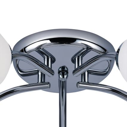 Lustră aplicată PORTOS, 5 x E14, 10 W, 230 V, crom lucios