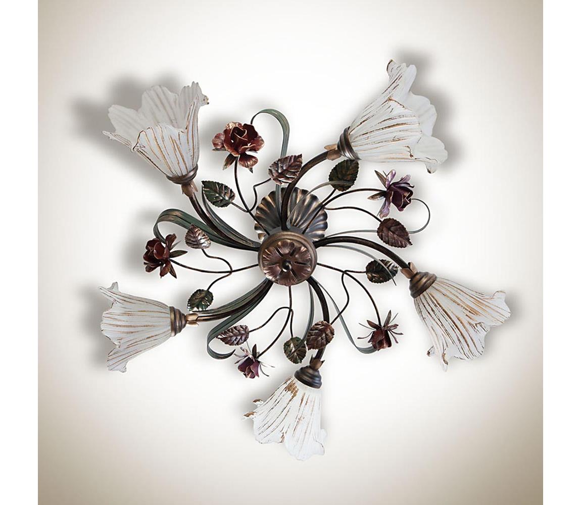 Lustra aplicata ROSE FLOWER 5xE14/40W/230V