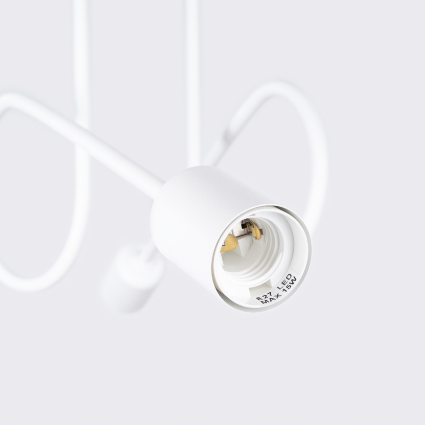 Lustră aplicată LOOP 2xE27/15W/230V alb