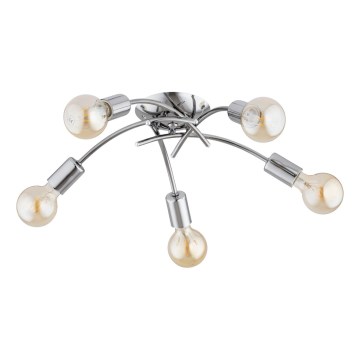Lustră aplicată TORIZO 5xE27/15W/230V crom lucios