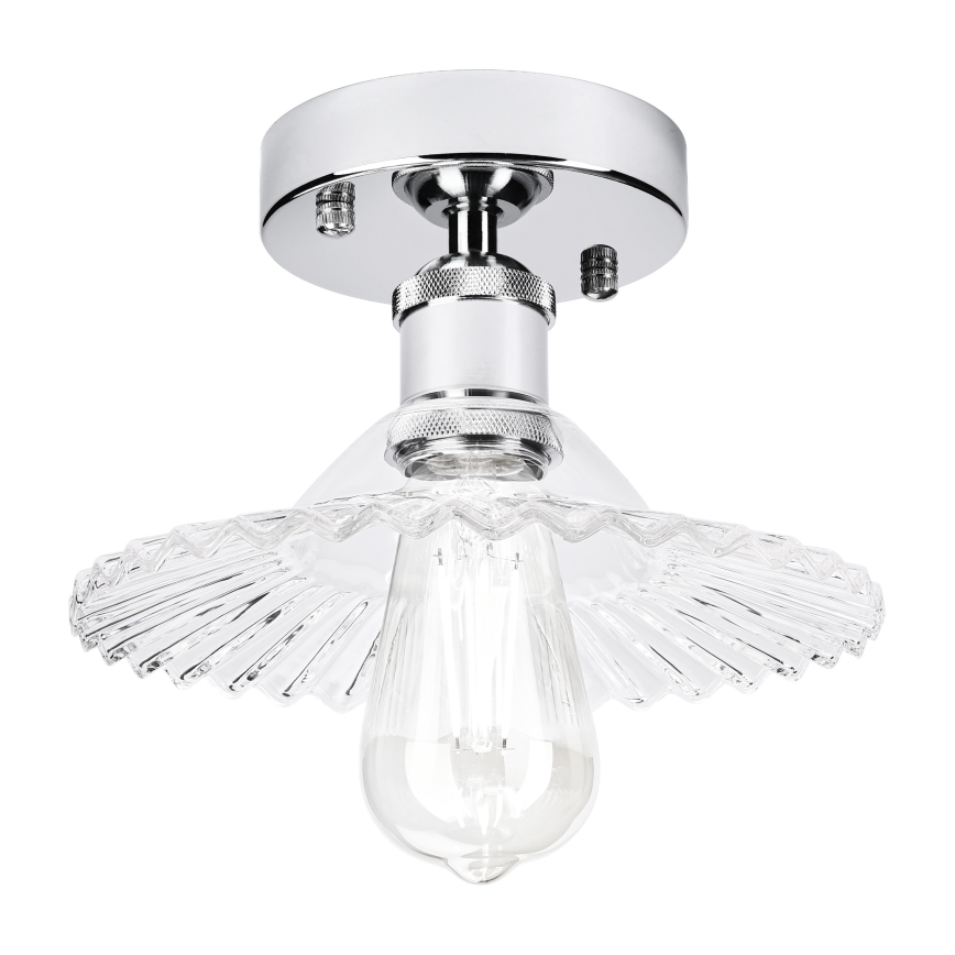Lustră aplicată TRISH 1xE27/15W/230V crom lucios/transparent