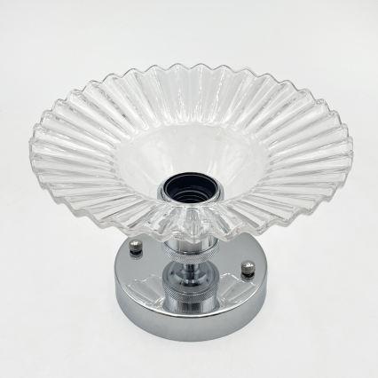 Lustră aplicată TRISH 1xE27/15W/230V crom lucios/transparent