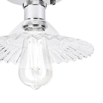 Lustră aplicată TRISH 1xE27/15W/230V crom lucios/transparent