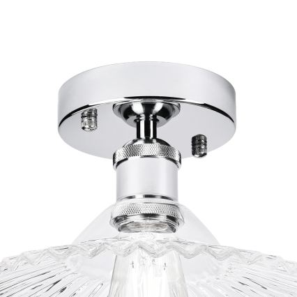 Lustră aplicată TRISH 1xE27/15W/230V crom lucios/transparent